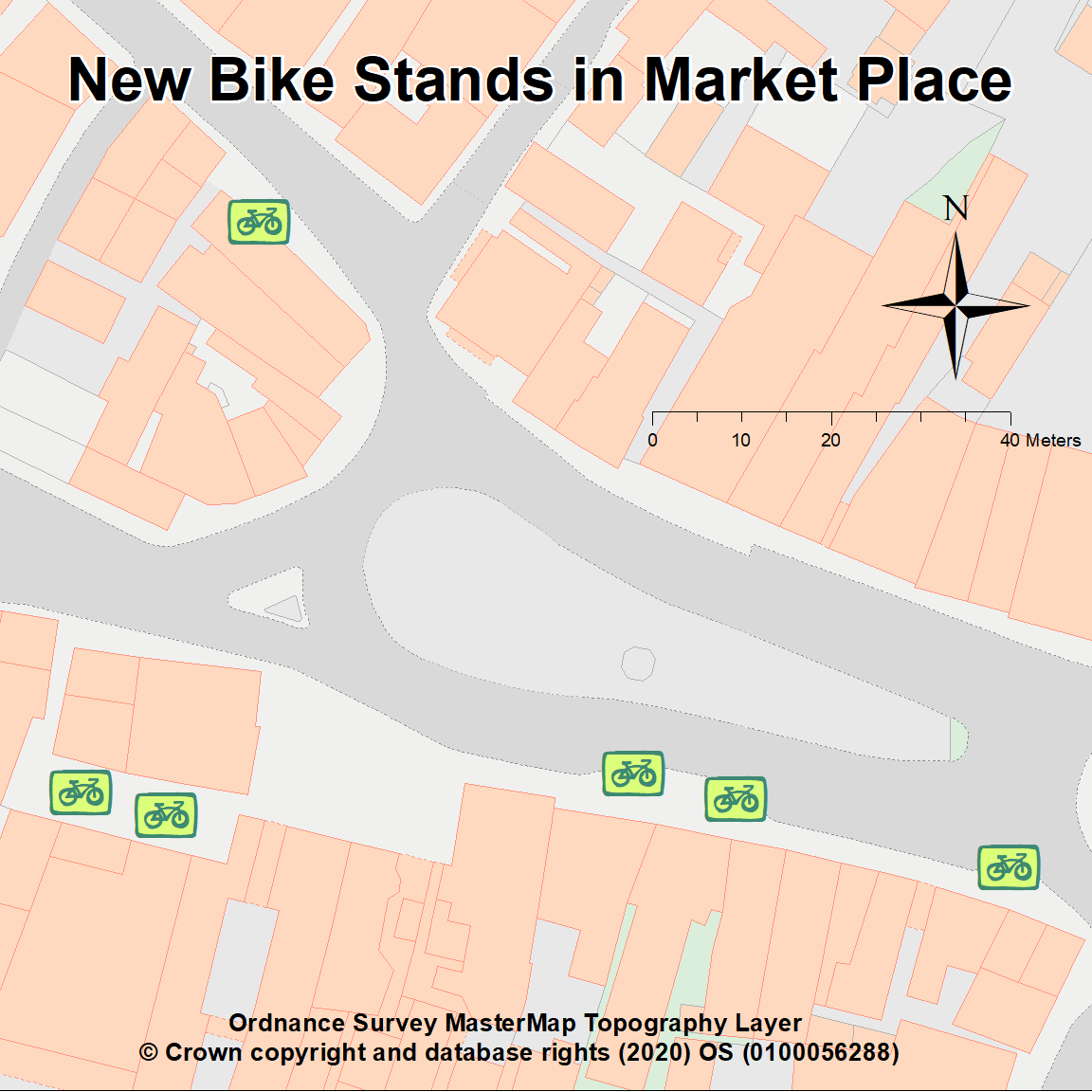 New Bike Stands in Wantage