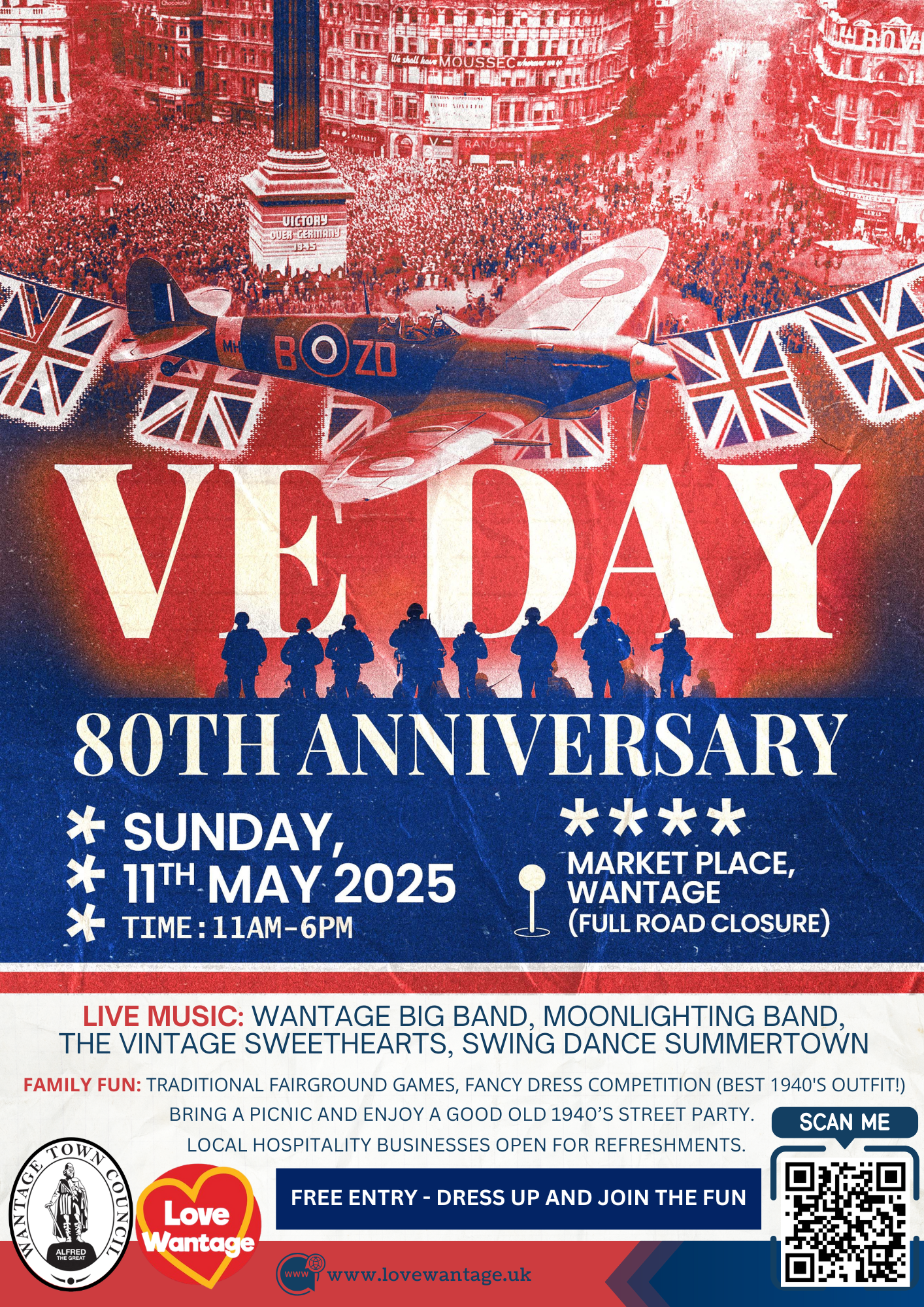 Celebrate 80 Years Since VE Day in Wantage!
